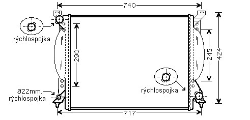 Chladič vodný 10.020.N