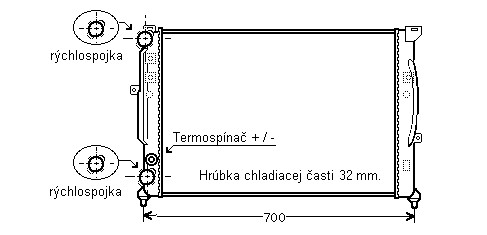 Chladič vodný 10.027