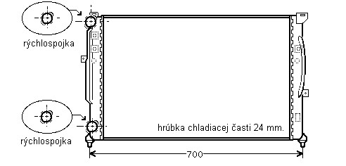 Chladič vodný 10.034