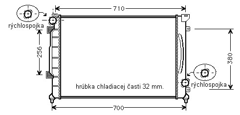 Chladič vodný 10.047.N