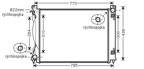 Chladič vodný 10.069.N
