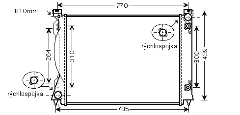 Chladič vodný 10.074