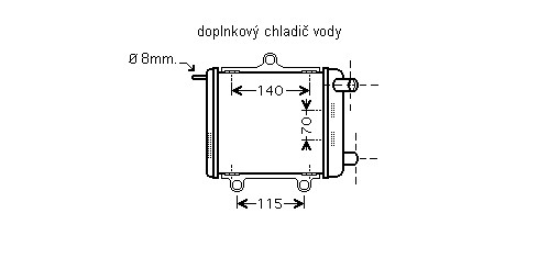 Chladič vodný 10.077