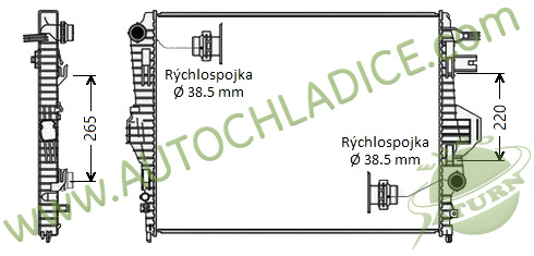 Chladič vodný 10.095.N