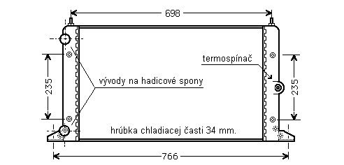 Chladič vodný 10.115