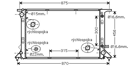 Chladič vodný 10.128