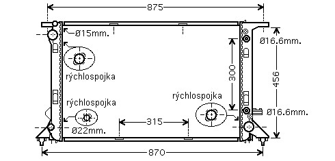 Chladič vodný 10.128