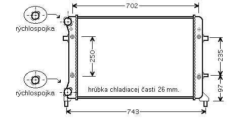 Chladič vodný 10.179