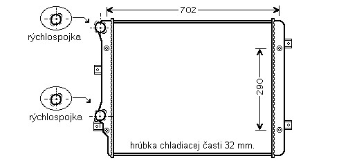 Chladič vodný 10.181