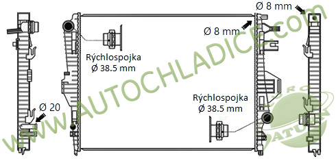 Chladič vodný 10.197