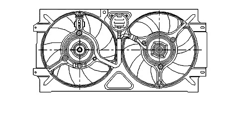 Ventilátor chladenia 10.422