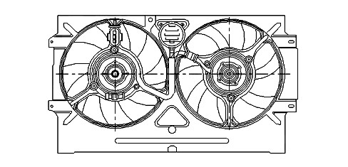 Ventilátor chladenia 10.423