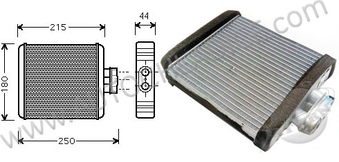 Radiátor kúrenia 10.602