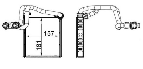 Radiátor kúrenia 10.623