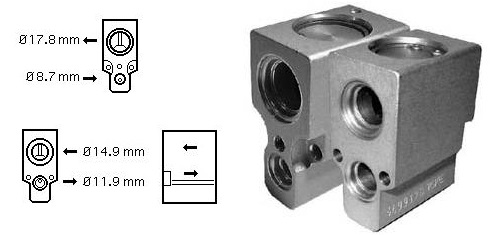 AC - expanzný ventil 10.842