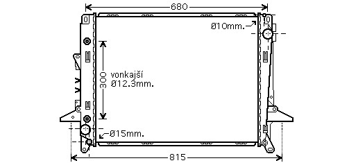 Chladič vodný 12.069