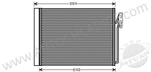 Kondenzátor klimatizácie 12.518