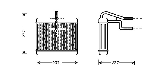 Radiátor kúrenia 12.634