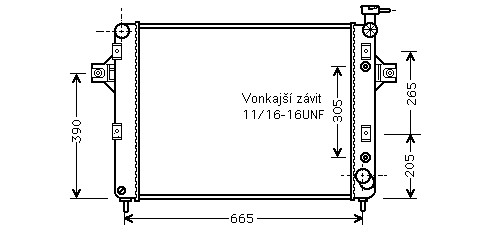 Chladič vodný 13.049