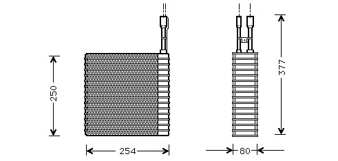 AC - výparník 13.817