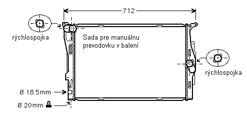 Chladič vodný 15.002