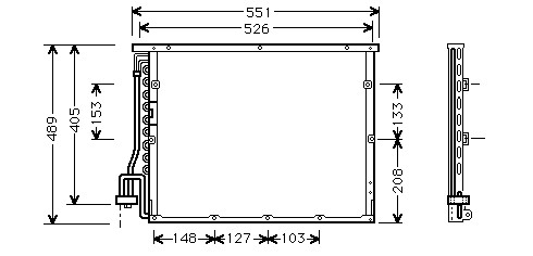 Kondenzátor klimatizácie 15.542