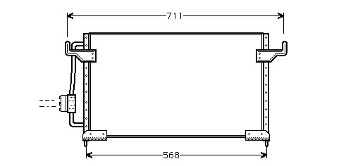 Kondenzátor klimatizácie 16.551