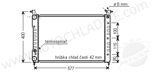 Chladič vodný 18.075