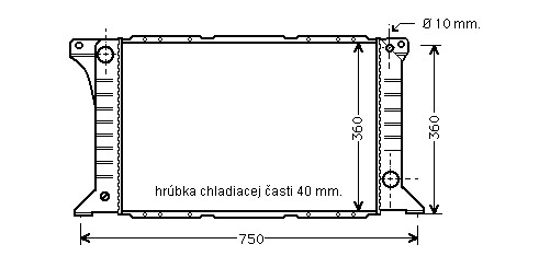 Chladič vodný 19.106