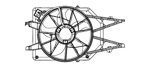 Ventilátor chladenia 19.413