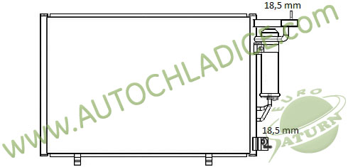 Kondenzátor klimatizácie 19.540