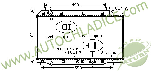 Chladič vodný 20.049