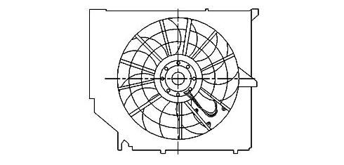 Ventilátor chladenia 20.411