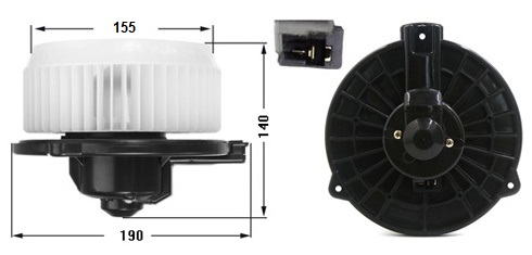 Ventilátor kúrenia 20.423