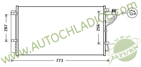 Kondenzátor klimatizácie 21.565