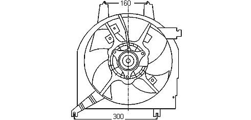 Ventilátor chladenia 23.405