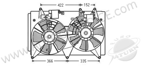 Ventilátor chladenia 23.414