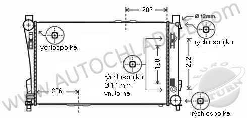 Chladič vodný 24.014