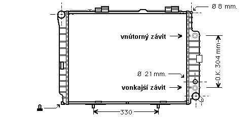 Chladič vodný 24.172