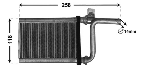 Radiátor kúrenia 25.604