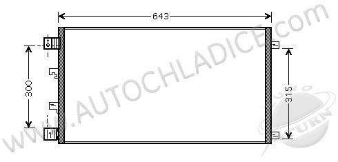 Kondenzátor klimatizácie 26.549.N