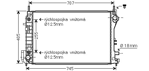 Chladič vodný 27.023