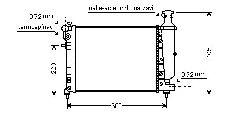 Chladič vodný 28.056