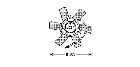 Ventilátor chladenia 28.410