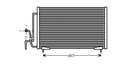 Kondenzátor klimatizácie 28.522