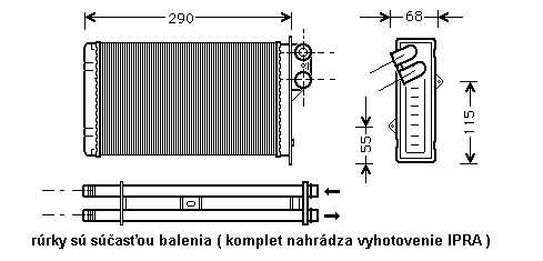 Radiátor kúrenia 28.604