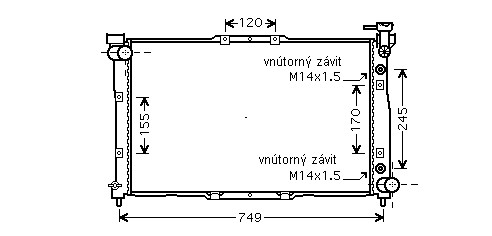 Chladič vodný 29.014.1