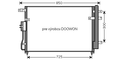 Kondenzátor klimatizácie 29.533.N