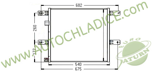 Kondenzátor klimatizácie 30.591