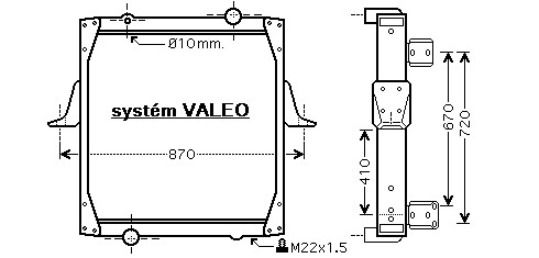 Chladič vodný 30.948